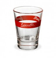 Lucaffe glass espresso cup.